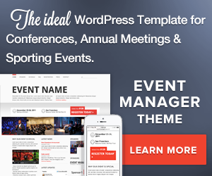 Event Manager WordPress theme