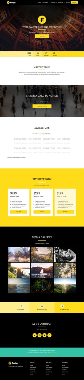 ShowThemes - Best WordPress themes and plugins for events