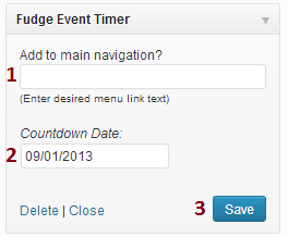 Fudge Event Timer