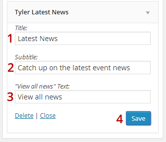 Tyler latest news widget