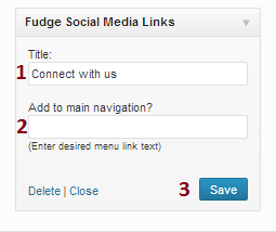 Fudge Social Media Links